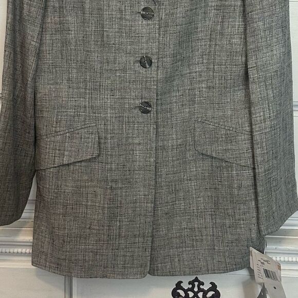 Vintage Jones New York Silk/Linen Blazer - Picture 8 of 16